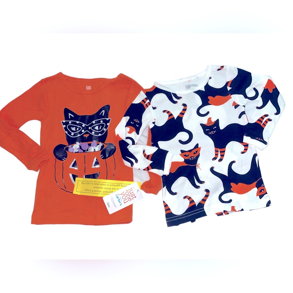2 pc 18m Halloween Pj Tops